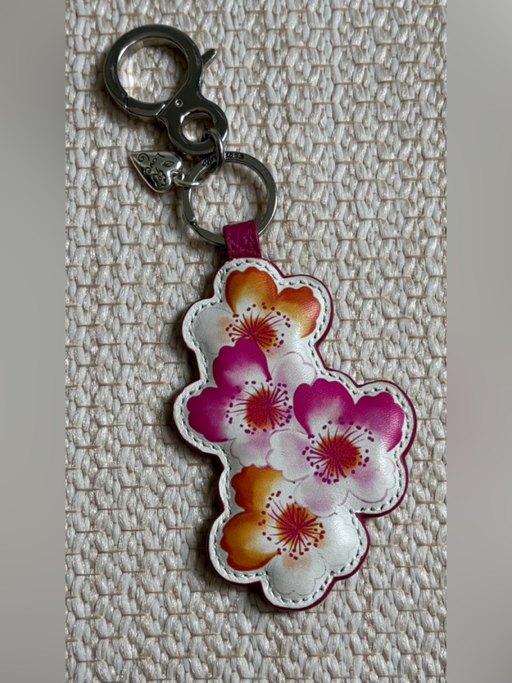 BRIGHTON Kyoto In Bloom HANDBAG FOB # E1849M CHERRY BLOSSOMS EXCELLENT PRE-OWN